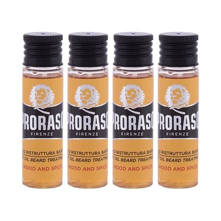 PRORASO Wood & Spice Hot Oil Beard Treatment pánský restruktualizační olej na vousy 68 ml