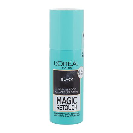 L'Oréal Paris Magic Retouch Instant Root Concealer Spray dámská sprej pro zakrytí odrostů 75 ml odstín černá pro ženy