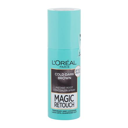 L'Oréal Paris Magic Retouch Instant Root Concealer Spray dámská sprej pro zakrytí odrostů 75 ml odstín hnědá pro ženy