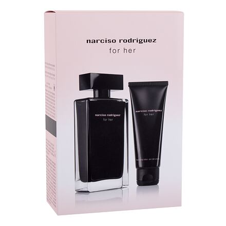 Narciso Rodriguez For Her dámská dárková sada toaletní voda 100 ml + tělové mléko 75 ml pro ženy