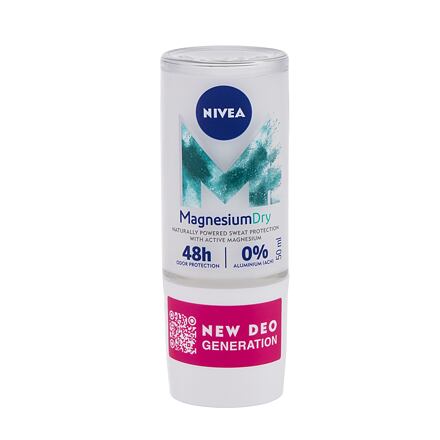 Nivea Magnesium Dry Fresh dámský antiperspirant deodorant roll-on bez obsahu hliníku 50 ml pro ženy