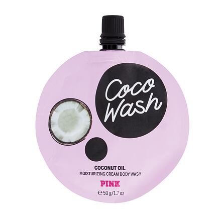 Pink Coco Wash Coconut Oil Cream Body Wash Travel Size dámský hydratační sprchový krém s kokosovým olejem 50 ml pro ženy