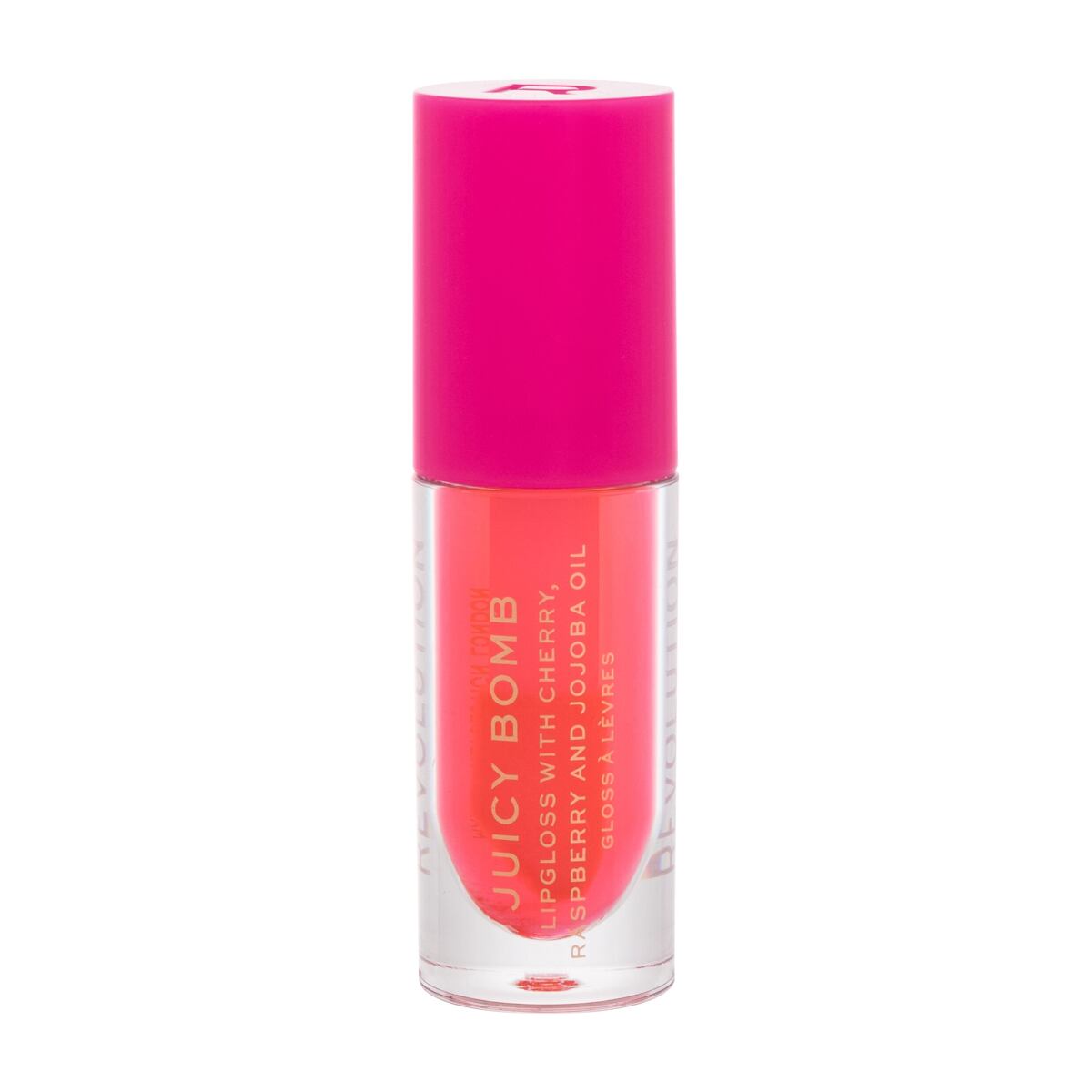 Makeup Revolution London Juicy Bomb hydratační lesk na rty 4.6 ml odstín červená