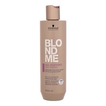 Schwarzkopf Professional Blond Me All Blondes Light dámský vyživující šampon pro jemné a normální blond vlasy 300 ml pro ženy