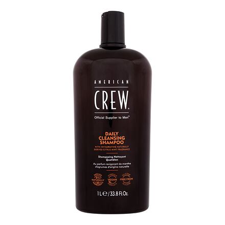 American Crew Daily Cleansing pánský šampon s osvěžující vůní citronů a máty 1000 ml pro muže