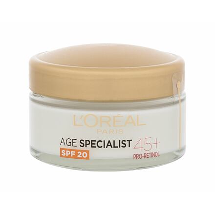 L'Oréal Paris Age Specialist 45+ SPF20 dámský denní pleťový krém proti vráskám 50 ml pro ženy