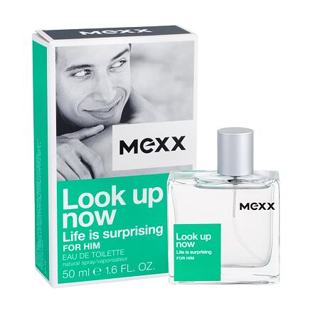 Mexx Look up Now Life Is Surprising For Him pánská toaletní voda 50 ml pro muže
