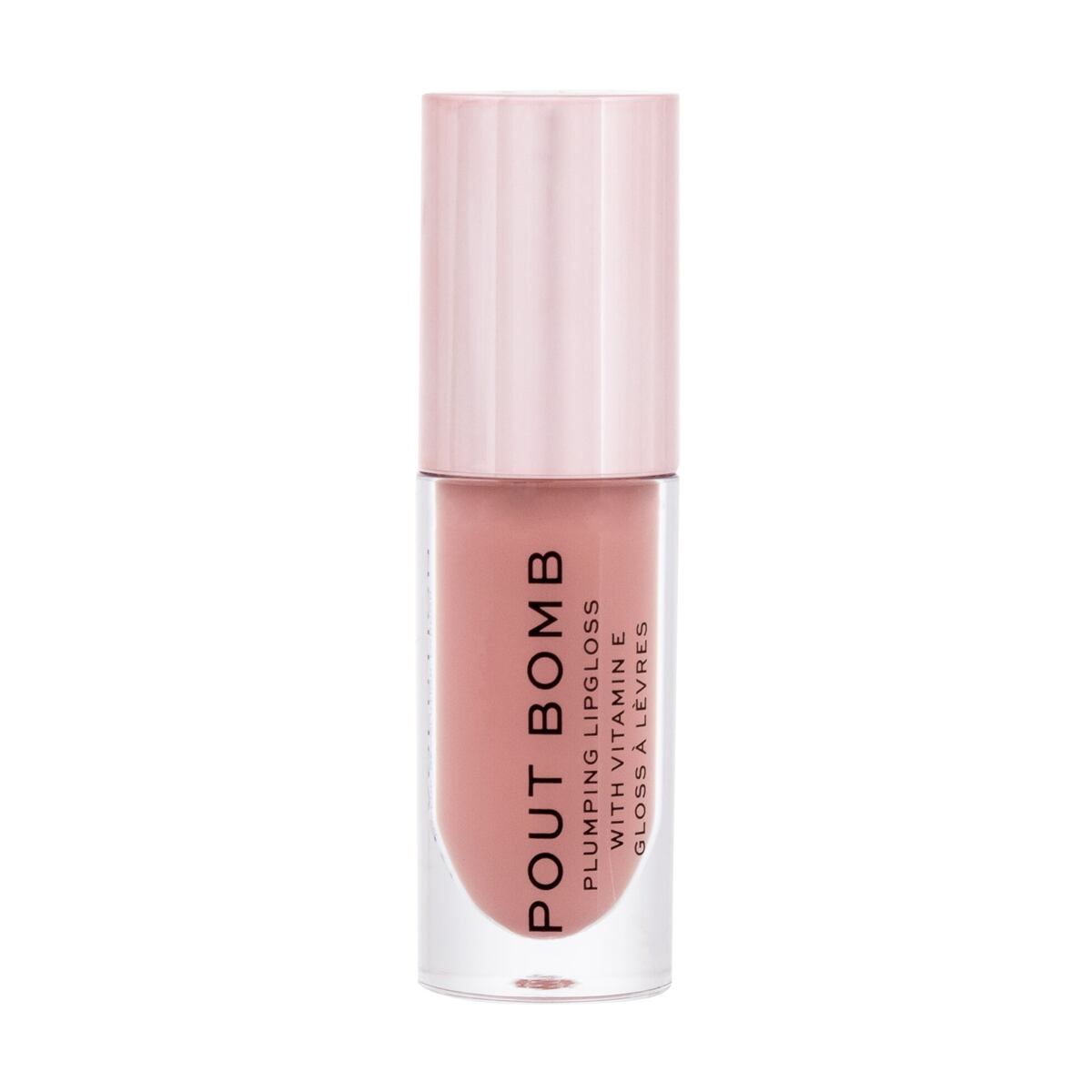 Makeup Revolution London Pout Bomb objemový lesk na rty 4.6 ml odstín béžová