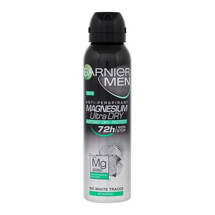 Garnier Men Magnesium Ultra Dry 72h pánský antiperspirant deodorant ve spreji 150 ml pro muže