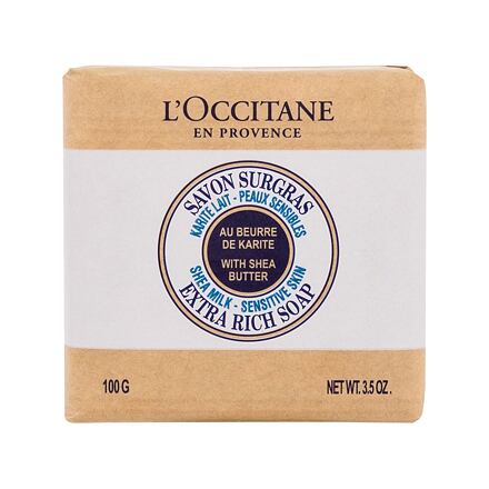 L'Occitane Shea Milk Extra Rich Soap unisex mýdlo s bambuckým máslem pro citlivou pokožku 100 g unisex