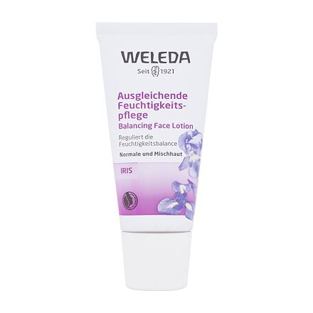 Weleda Iris Balancing Facial Lotion dámský hydratační krém s kosatcem pro normální a smíšenou pleť 30 ml pro ženy