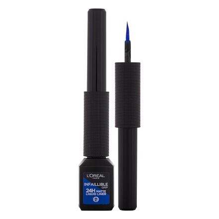 L'Oréal Paris Infaillible Grip 24H Matte Liquid Liner dámská matné tekuté oční stíny 3 ml odstín modrá