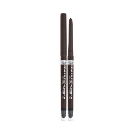 L'Oréal Paris Infaillible Grip 36H Gel Automatic Eye Liner dámská dlouhotrvající gelová tužka na oči 1.2 g odstín hnědá