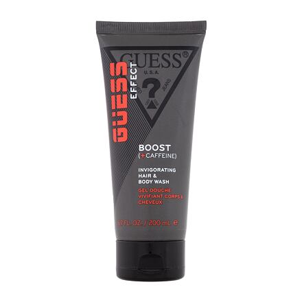 GUESS Grooming Effect Invigorating Hair & Body Wash pánský povzbuzující sprchový gel s kofeinem na tělo a vlasy 200 ml pro muže
