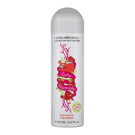 Cuba Heartbreaker dámský deodorant ve spreji 200 ml pro ženy