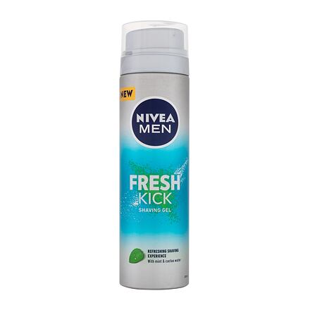 Nivea Men Fresh Kick Shaving Gel pánský gel pro hladké oholení 200 ml pro muže
