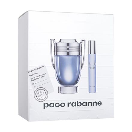 Paco Rabanne Invictus pánská dárková sada toaletní voda 100 ml + toaletní voda 20 ml pro muže