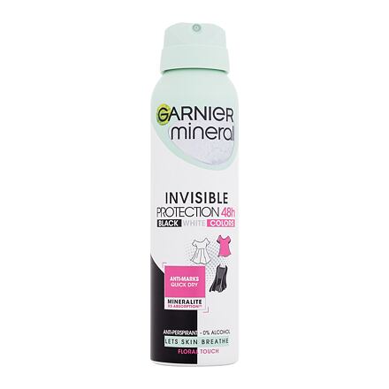 Garnier Mineral Invisible Protection Floral Touch 48h dámský antiperspirant proti potu a skvrnám na oblečení 150 ml pro ženy