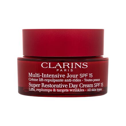Clarins Super Restorative Day Cream SPF15 dámský liftingový pleťový krém s uv ochranou 50 ml pro ženy