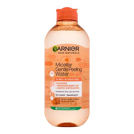 Garnier Skin Naturals Micellar Gentle Peeling Water dámská micelární voda s exfoliačním účinkem 400 ml pro ženy