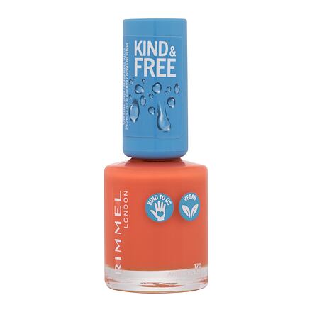 Rimmel London Kind & Free lak na nehty 8 ml odstín oranžová