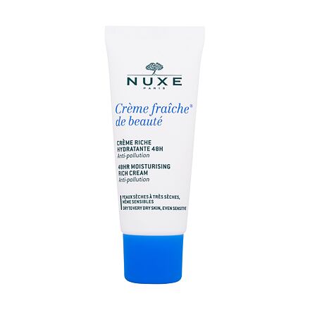 NUXE Creme Fraiche de Beauté Moisturising Rich Cream dámský hydratační pleťový krém pro suchou pleť 30 ml pro ženy