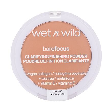 Wet n Wild Bare Focus Clarifying Finishing Powder zmatňující pudr 6 g odstín Medium-Tan
