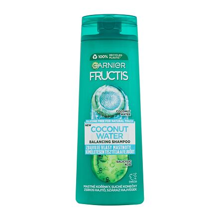 Garnier Fructis Coconut Water dámský posilující šampon pro mastné vlasy 400 ml pro ženy