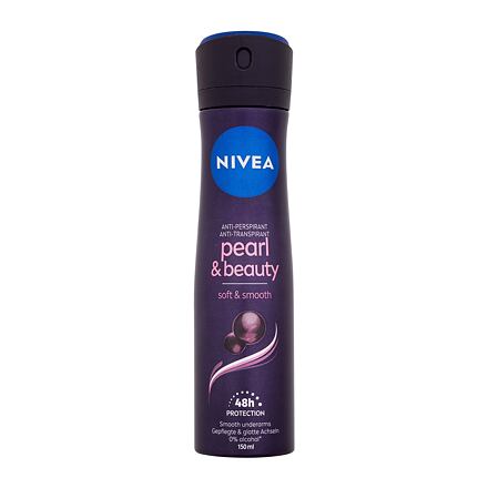 Nivea Pearl & Beauty Black 48H dámský antiperspirant deodorant ve spreji 150 ml pro ženy