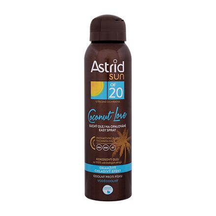 Astrid Sun Coconut Love Dry Easy Oil Spray SPF20 unisex suchý olej na opalování 150 ml
