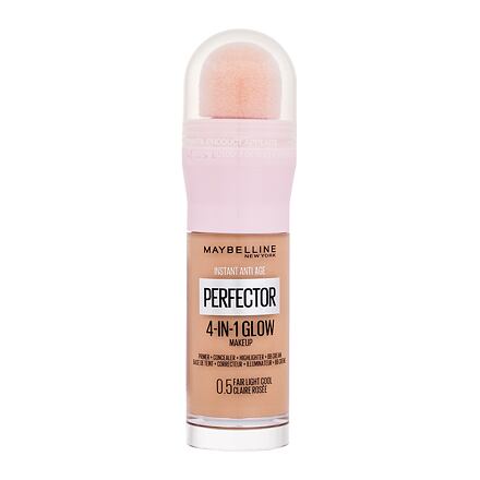 Maybelline Instant Anti-Age Perfector 4-In-1 Glow rozjasňující tekutý make-up s houbičkou 20 ml odstín 0.5 fair light cool