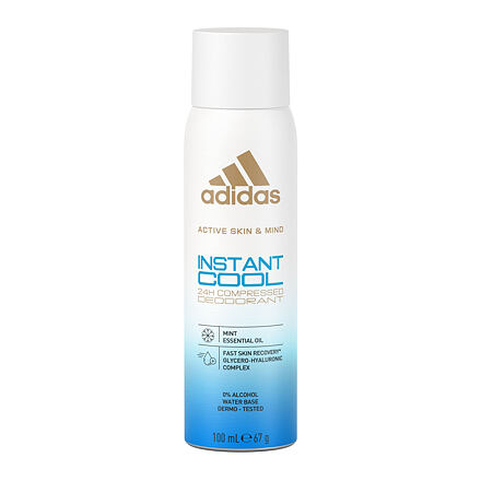 Adidas Instant Cool dámský chladivě osvěžující deodorant s vůní máty 100 ml pro ženy