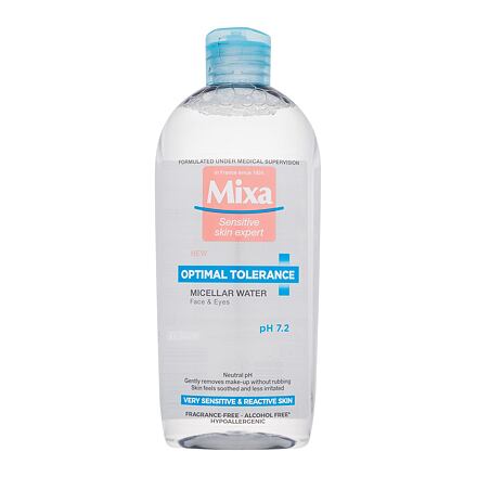 Mixa Optimal Tolerance dámská hypoalergenní micelární voda pro zklidnění citlivé pleti 400 ml pro ženy
