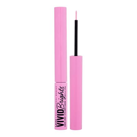 NYX Professional Makeup Vivid Brights dámská zářivě barevná oční linka 2 ml odstín růžová