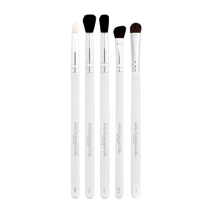 Dermacol Master Brush Eyeshadow Set dámský odstín bílá sada: kosmetický štětec D81 1 ks + kosmetický štětec D74 1 ks + kosmetický štětec D73 1 ks + kosmetický štětec D83 1 ks + kosmetický štětec D82 1 ks