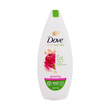 Dove Care By Nature Glowing Shower Gel dámský vyživující a hydratační sprchový gel pro rozjasnění pokožky 225 ml pro ženy