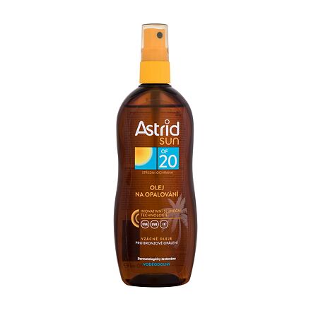 Astrid Sun Spray Oil SPF20 unisex voděodolný olej na opalování ve spreji 200 ml