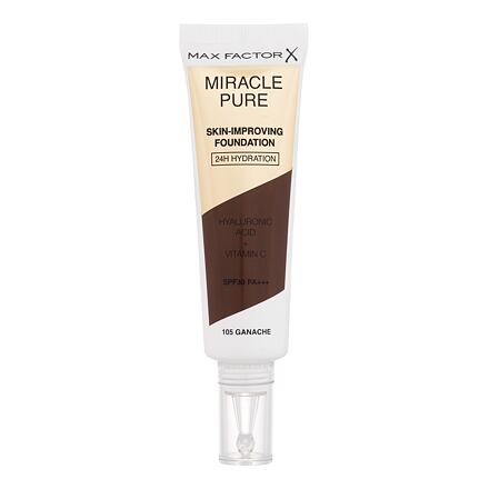 Max Factor Miracle Pure Skin-Improving Foundation SPF30 pečující hydratační make-up 30 ml odstín 105 Ganache