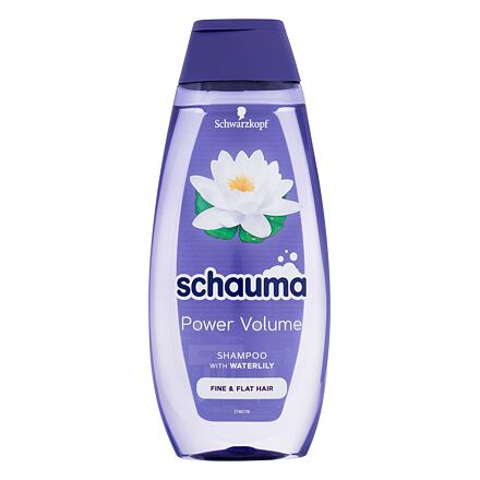 Schwarzkopf Schauma Power Volume Shampoo dámský objemový šampon s výtažkem z leknínu 400 ml pro ženy