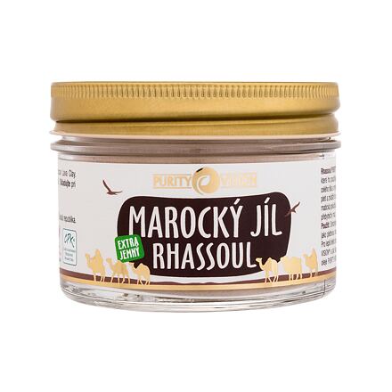 Purity Vision Moroccan Clay Rhassoul unisex čisticí a detoxikační jíl pro tvorbu masek a peelingů 200 g unisex