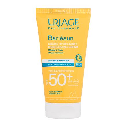 Uriage Bariésun Moisturizing Cream SPF50+ unisex voděodolný hydratační opalovací krém na obličej 50 ml unisex