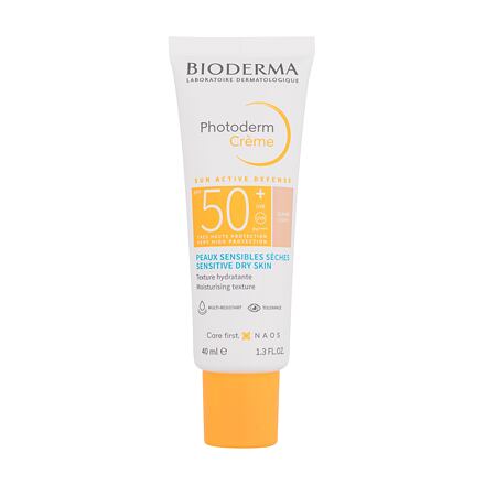 BIODERMA Photoderm Cream SPF50+ unisex hydratační a tónující opalovací krém na obličej 40 ml odstín light unisex