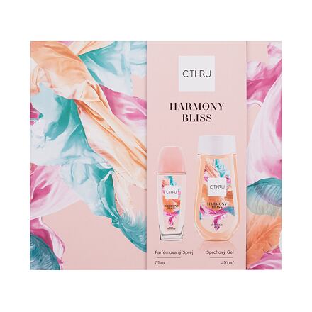 C-THRU Harmony Bliss dámský dárková sada tělový sprej 75 ml + sprchový gel 250 ml pro ženy