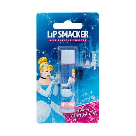 Lip Smacker Disney Princess Cinderella Vanilla Sparkle dětský hydratační balzám na rty 4 g