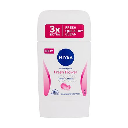 Nivea Fresh Flower 48h dámský antiperspirant deostick 50 ml pro ženy