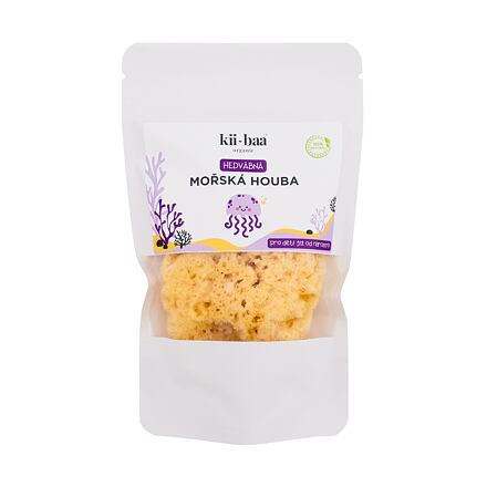 Kii-Baa Organic Silky Sea Sponge 8-10 cm hedvábná mořská houba na mytí, jemný peeling nebo odlíčení