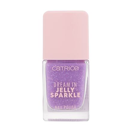 Catrice Dream In Jelly Sparkle Nail Polish lak na nehty s jelly efektem a třpytkami 10.5 ml odstín fialová