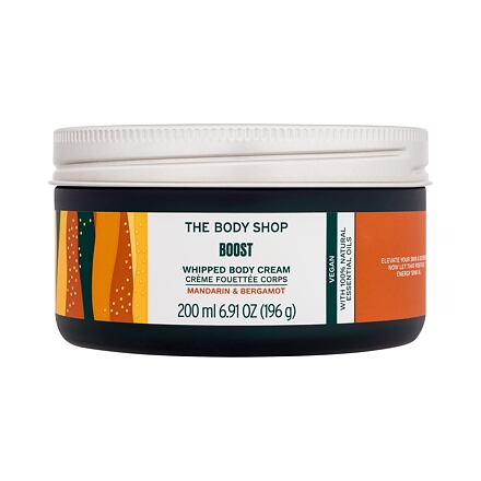 The Body Shop Boost Whipped Body Cream dámský povzbuzující tělový krém 200 ml pro ženy