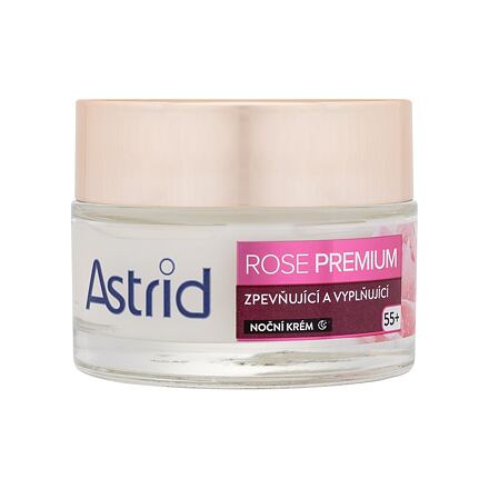 Astrid Rose Premium Firming & Replumping Night Cream dámský zpevňující a vyplňující noční pleťový krém 50 ml pro ženy