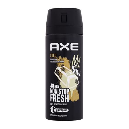 Axe Gold Oud Wood & Fresh Vanilla pánský deodorant ve spreji bez obsahu hliníku 150 ml pro muže